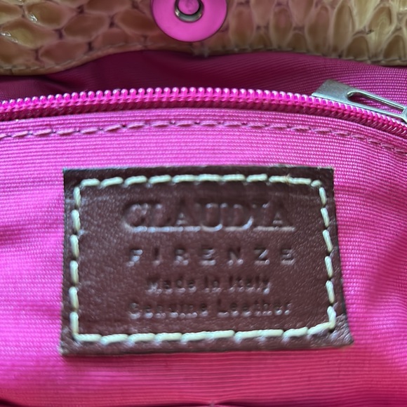 Claudia Firenze purse genuine leather - Picture 6 of 10